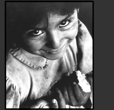 celestrina - peruvian girl with bread